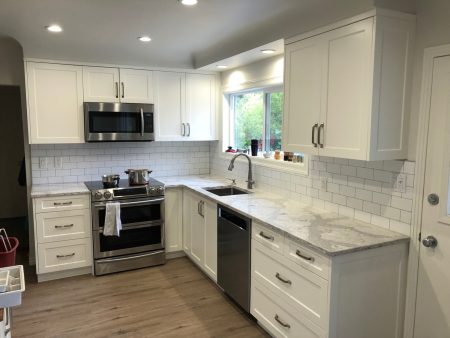 White Subway Tile Backsplash - Dean Park
