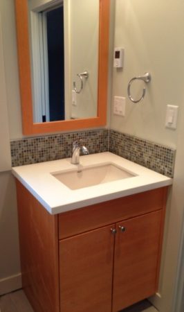 Colourful Gumdrop Mosaic Tile Vanity Backsplash