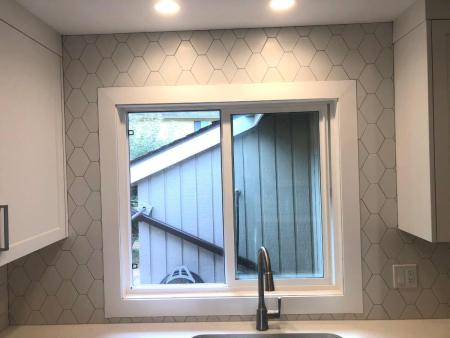 Hex Tile Backsplash - Dean Park