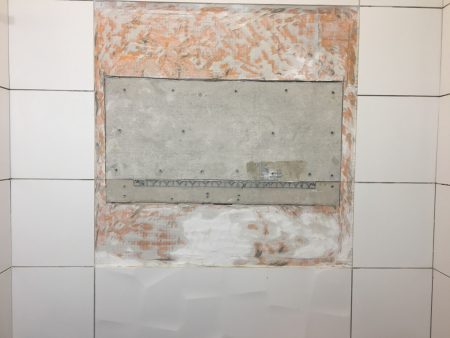 Tile Disasters & Repairs - Grab Bar Mounting Hardware Redo - Mt. Newton