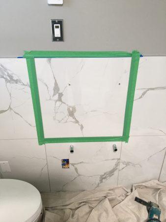Tile Disasters & Repairs - Wrong Holes Drilled By Sparky - Feltham