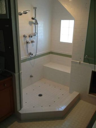 Tile Disasters &amp; Repairs - Steam Room Rebuild - Complete - Oak Bay