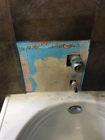 Tile Disasters &amp; Repairs: Broken Faucet Tile - Board