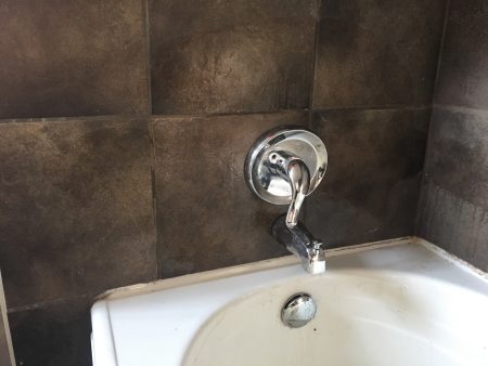 Tile Disasters & Repairs: Broken Faucet Tile - Finish