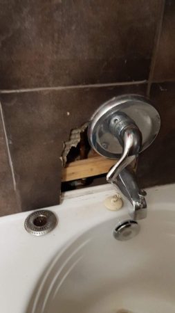 Tile Disasters & Repairs: Broken Faucet Tile