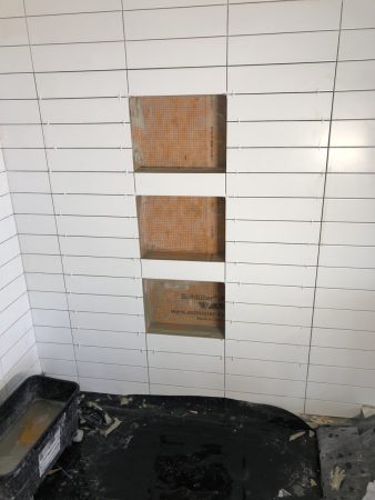 Tile Disasters & Repairs: Rebuilt Niche Boxes