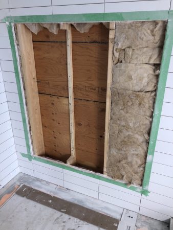 Tile Disasters & Repairs: Rebuilt Niche Boxes - Framing Mod