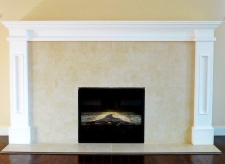 Yellow Fireplace Surround - Oak Bay