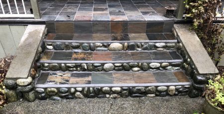 Slate Deck Tile - Steps - Prospect Lake