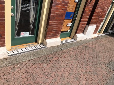 Mosaic Tile Threshold Detail - Fernwood Village Apts. Square