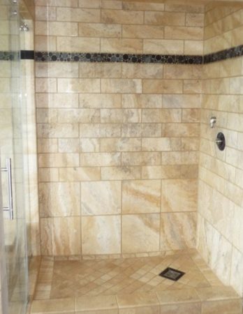 Travertine Spa Steam Room - Shower - Royal Bay