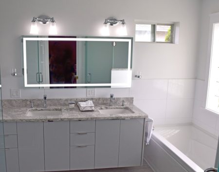 Illuminated Master Bathroom Vanity Mirror - Feltham