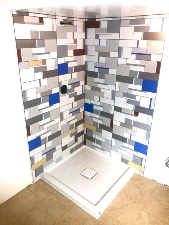The Mondrian Tile Shower